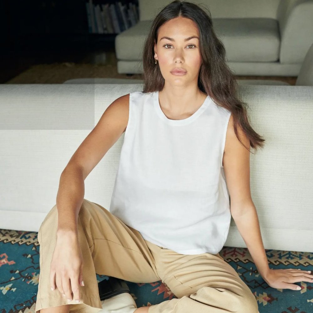 Quince linen top